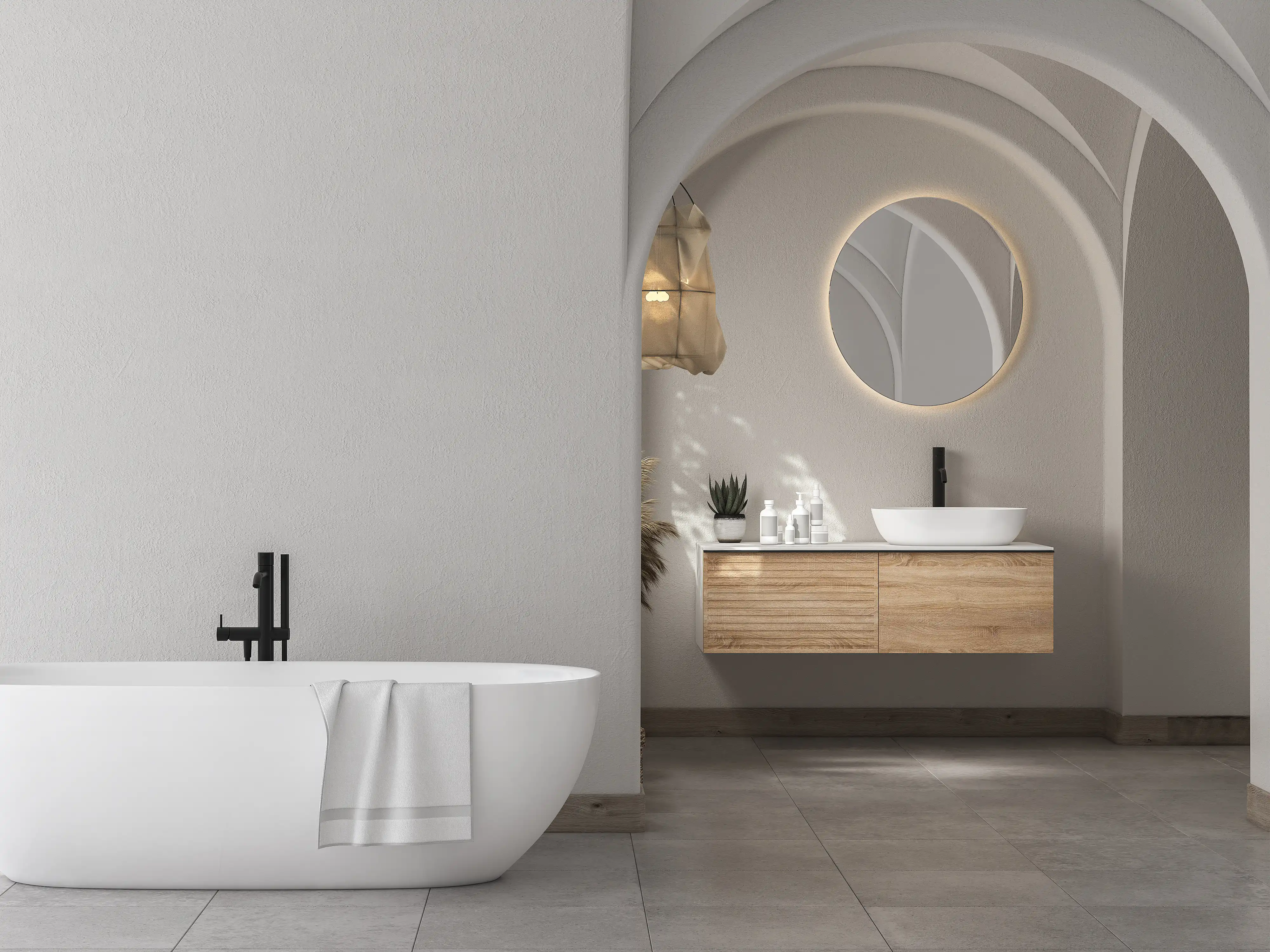 Minimalist Scandinavian Bathroom Design