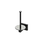 Edo-Toilet Paper Holder Armed Vertical