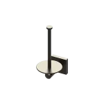 Oslo-Toilet Paper Holder Armed Vertical